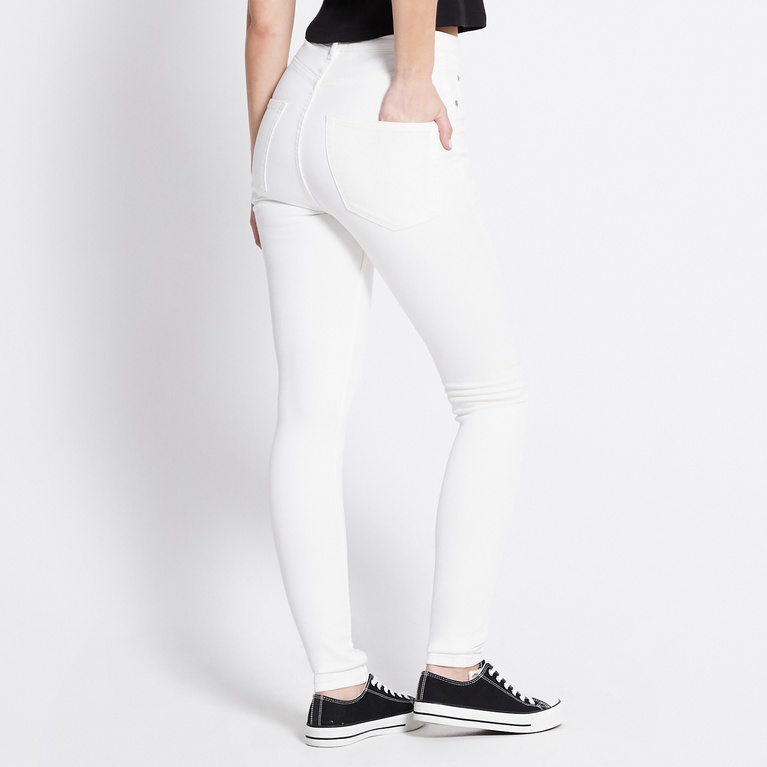 High waist skinny jeans "Snake"